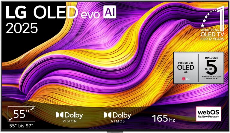 Fernseher LG OLED55G49LA – 55" 4K OLED evo AI TV