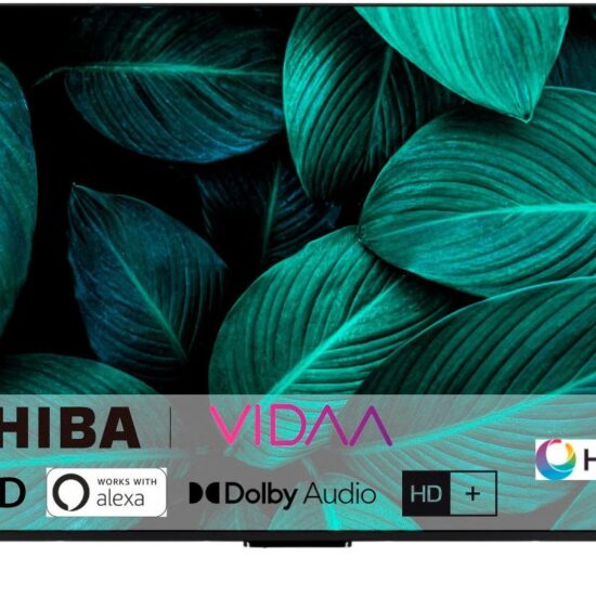 Toshiba 65 Zoll QLED 4K Smart TV – Ultra HD QLED Flat TV mit Triple Tuner