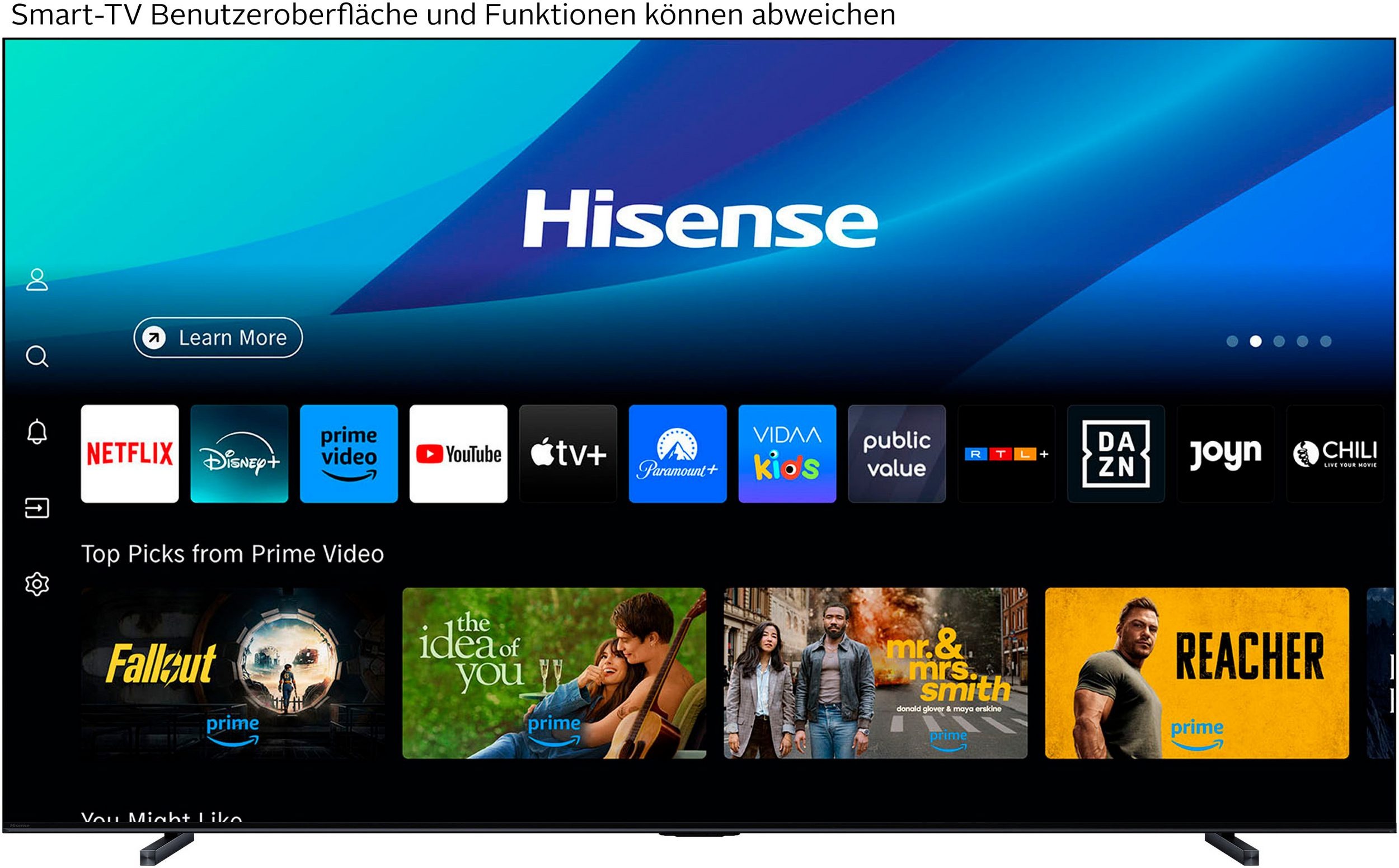 Hisense 100U7Q 100 Zoll Mini LED ULED 4K Smart TV – mit Quantum Dot Colour – Image 1