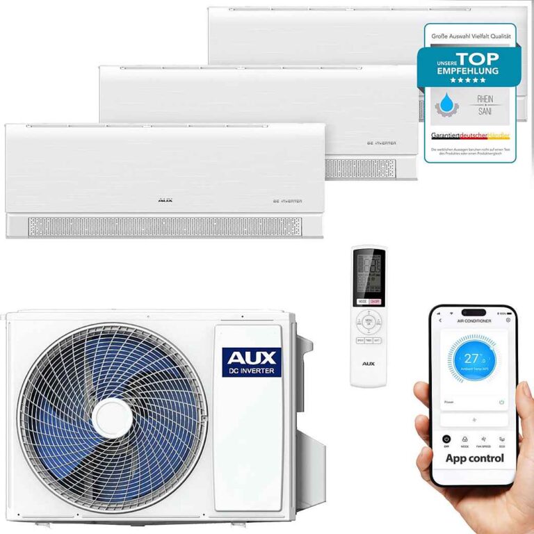 Multi Split Klimaanlage AUX Set – Flexible Klimatisierung für mehrere Räume