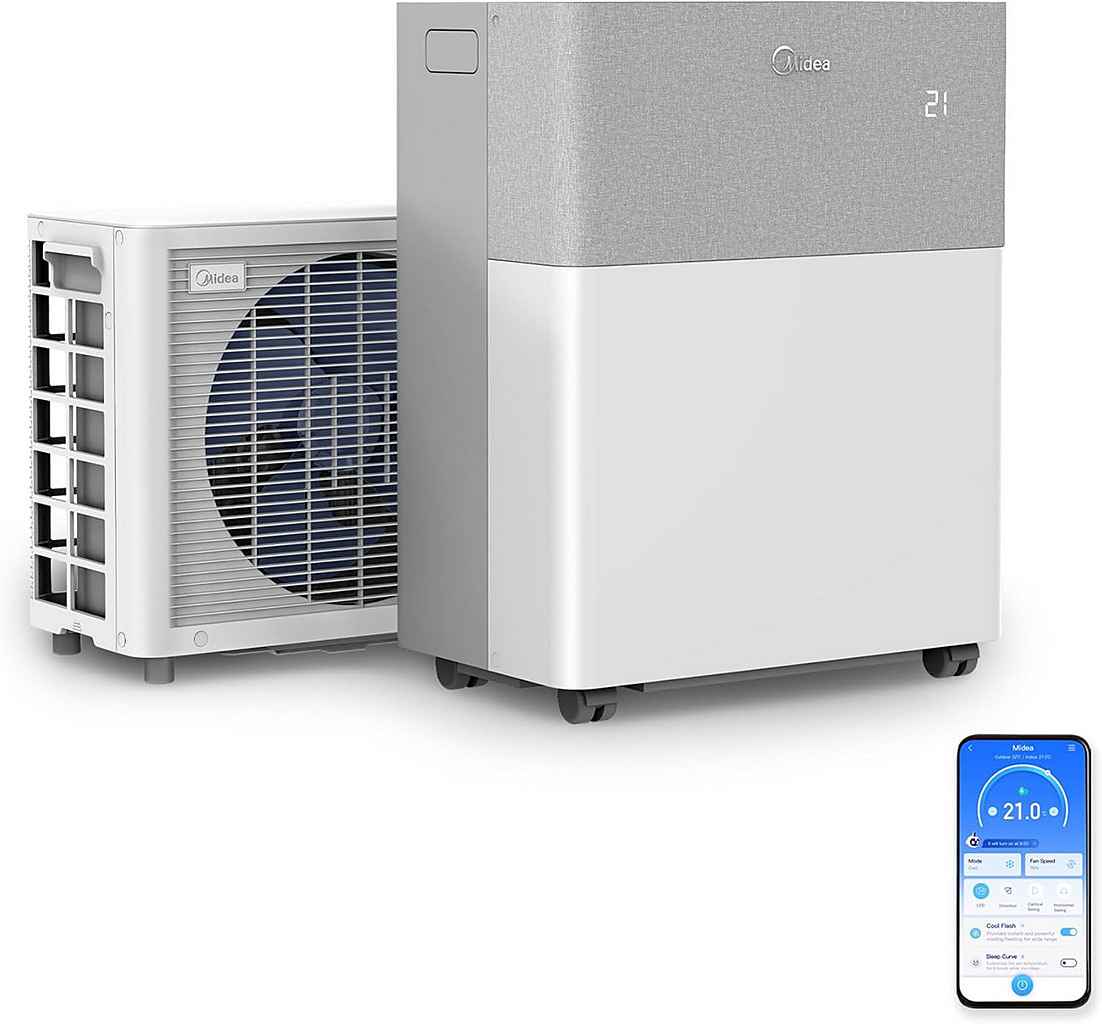 Split-Klimaanlage Midea PortaSplit S0KJE0BF – Flexible 4-in-1 Klimatisierung für jede Jahreszeit – Image 1