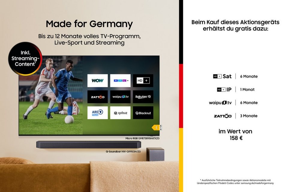Fernseher Samsung Crystal UHD TV U7099F – 4K Smart TV – Image 6