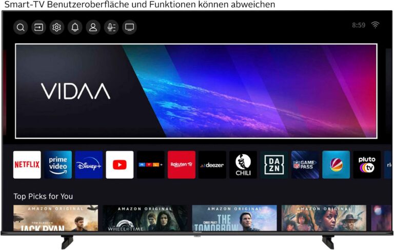 Smart TV Hisense E77Q 4K UHD QLED – Quantum Dot Colour