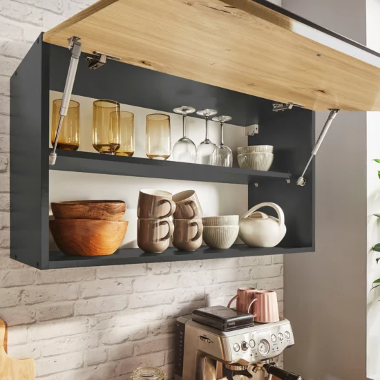 Küchenzeile Jazz Breite 260 cm, wahlweise mit E-Geräten – Image 6