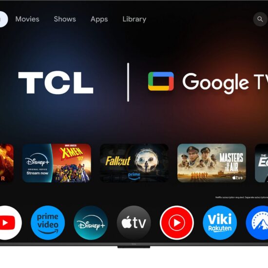 Fernseher TCL 55P81KX2 55" – QLED mit 144Hz, Game Master HDMI 2.1 und Google TV – Image 1