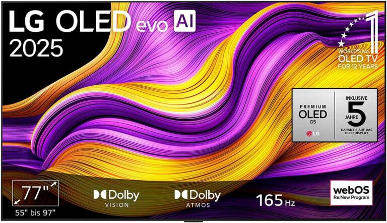 Fernseher LG OLED77G49LA – 77 Zoll 4K OLED evo AI TV