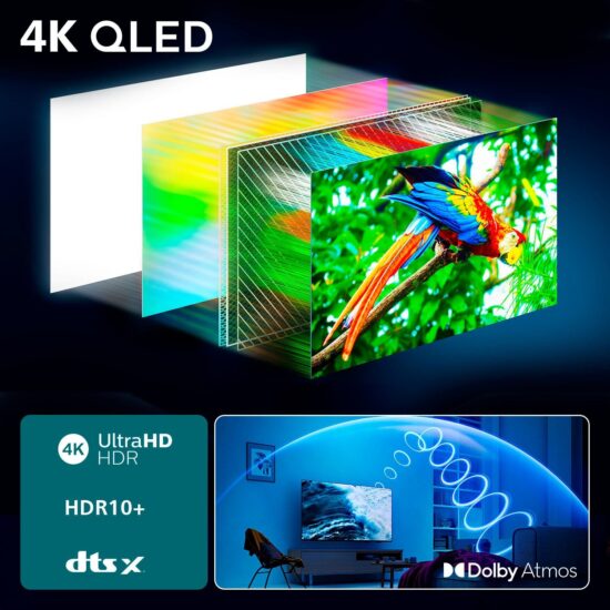 Fernseher Philips 65PUS7800/12 – 65" 4K QLED Smart TV – Image 4