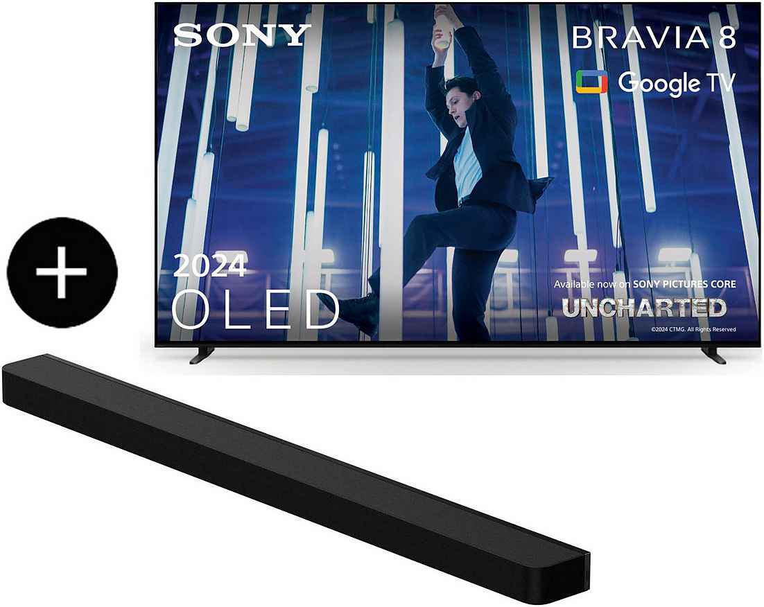 Set Sony BRAVIA 8 77" OLED-TV + BRAVIA Theatre Bar 8 Soundbar – Image 1