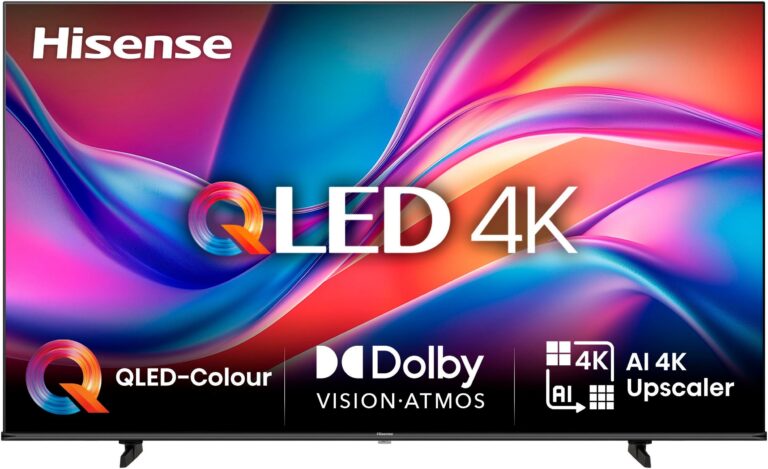 Smart TV Hisense E77Q – brillante 4K QLED Bildqualität