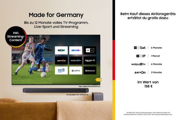 Fernseher Samsung Crystal UHD TV U7099F – 4K Smart TV