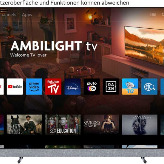 Fernseher Philips OLED910 – 4K OLED Smart TV mit 3-seitigem Ambilight