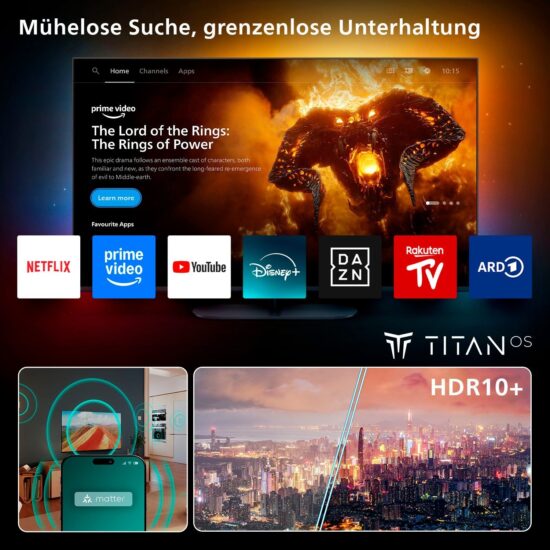 Fernseher Philips 65PUS7800/12 – 65" 4K QLED Smart TV – Image 5