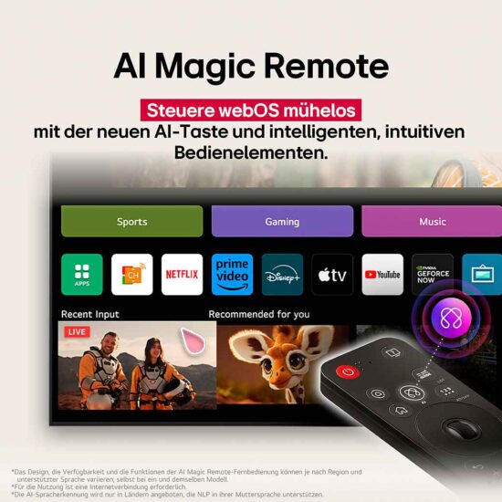 LG OLED AI TV 55 Zoll – Perfektes Schwarz – Image 2