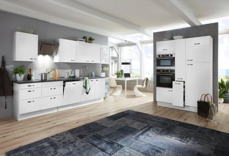 Küchenzeile KS-Cara mit Vollauszügen und Soft-Close-Funktion, Breite 480 cm