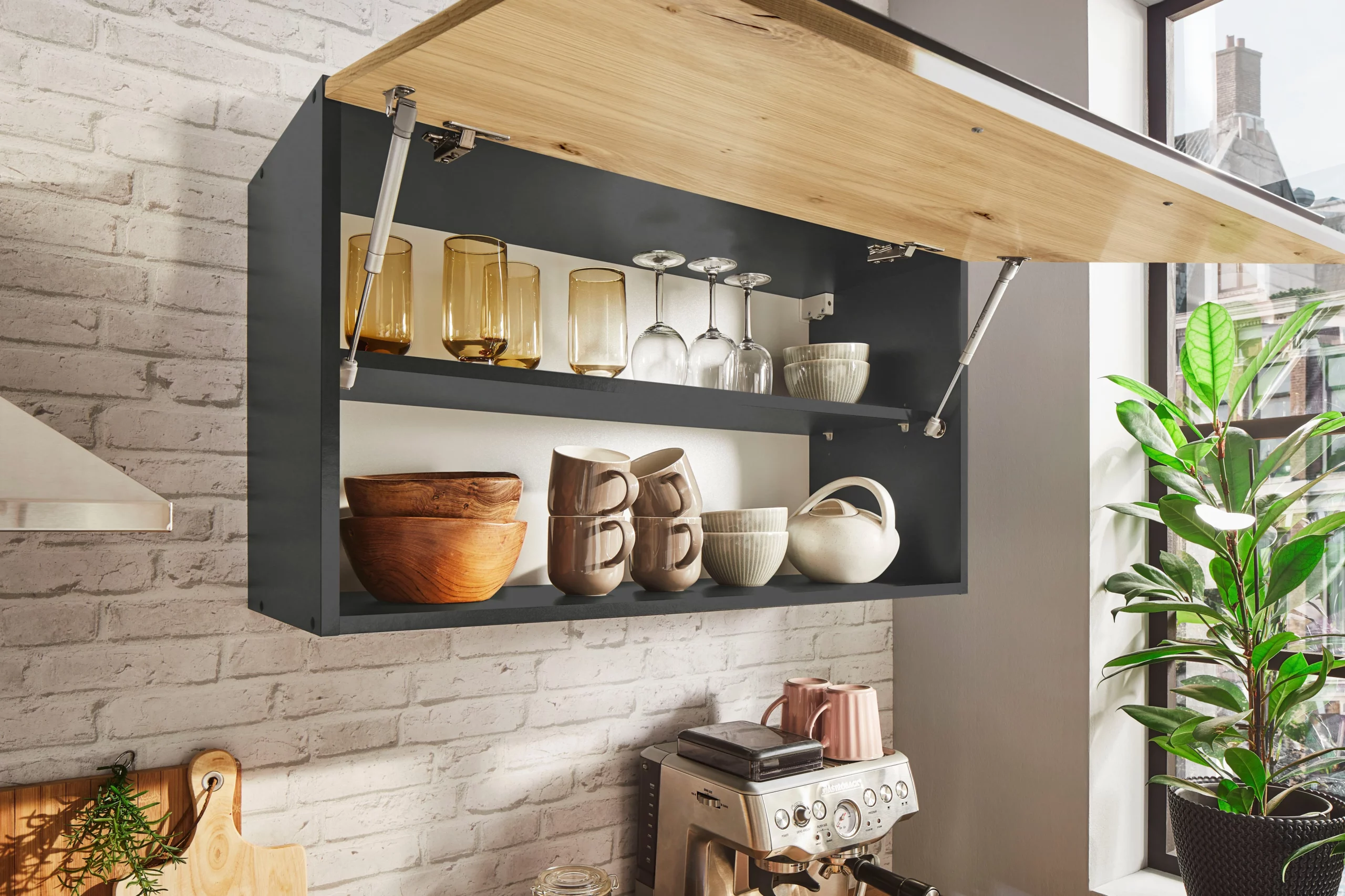 Küchenzeile Jazz Breite 260 cm, wahlweise mit E-Geräten – Image 6