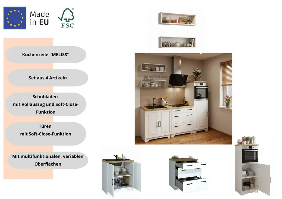 Küchenset „Meliss" von Home Affaire – Natürlicher Charme – Image 3