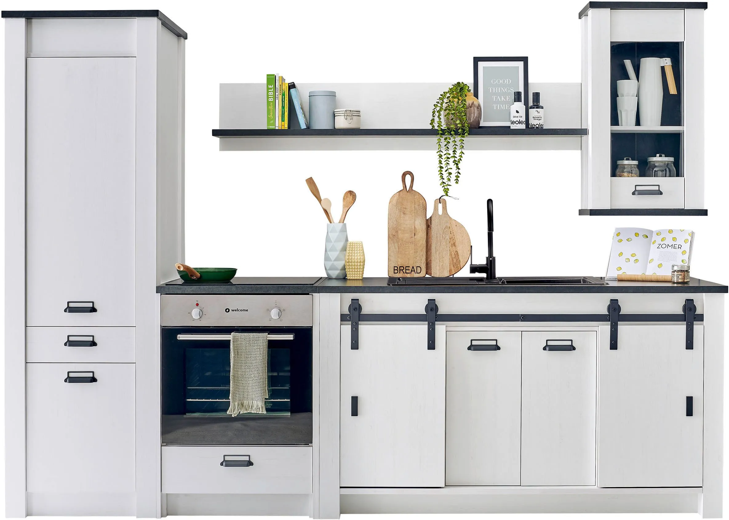 Küchenzeile Home affaire „Sherwood" Holzdekor – Premium – Image 2