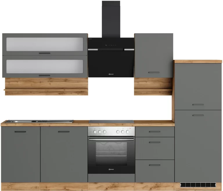 Küchenzeile KS-Betty 280 cm – Bauknecht-Elektrogeräte