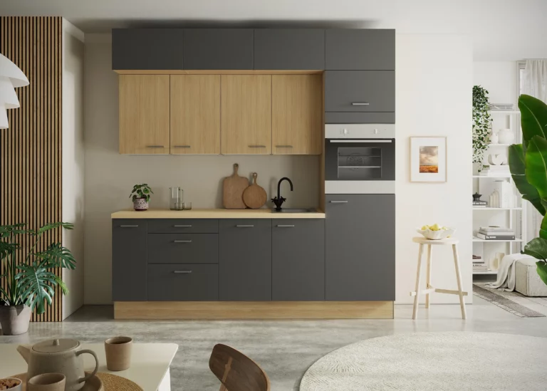 Küchenzeile KS-Lucy 240 cm – minimalistisches Design