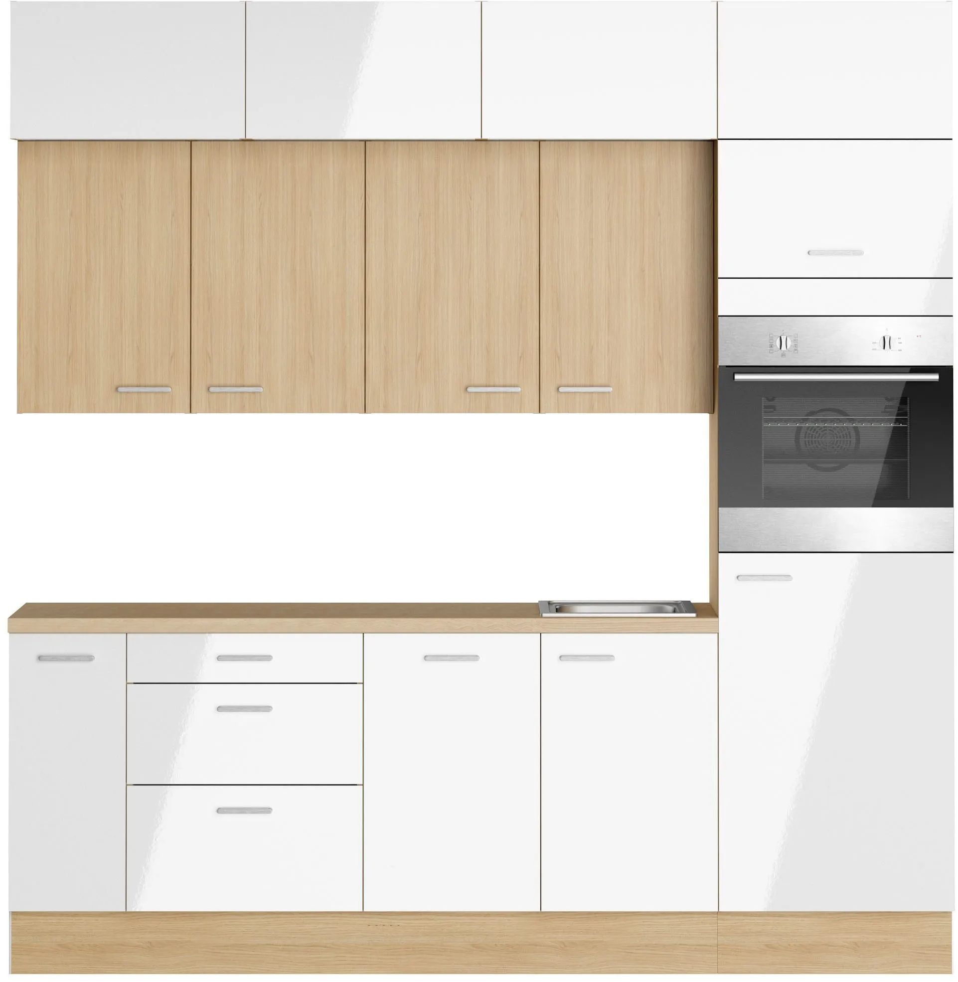 Küchenzeile KS-Lucy 240 cm – minimalistisches Design – Image 2