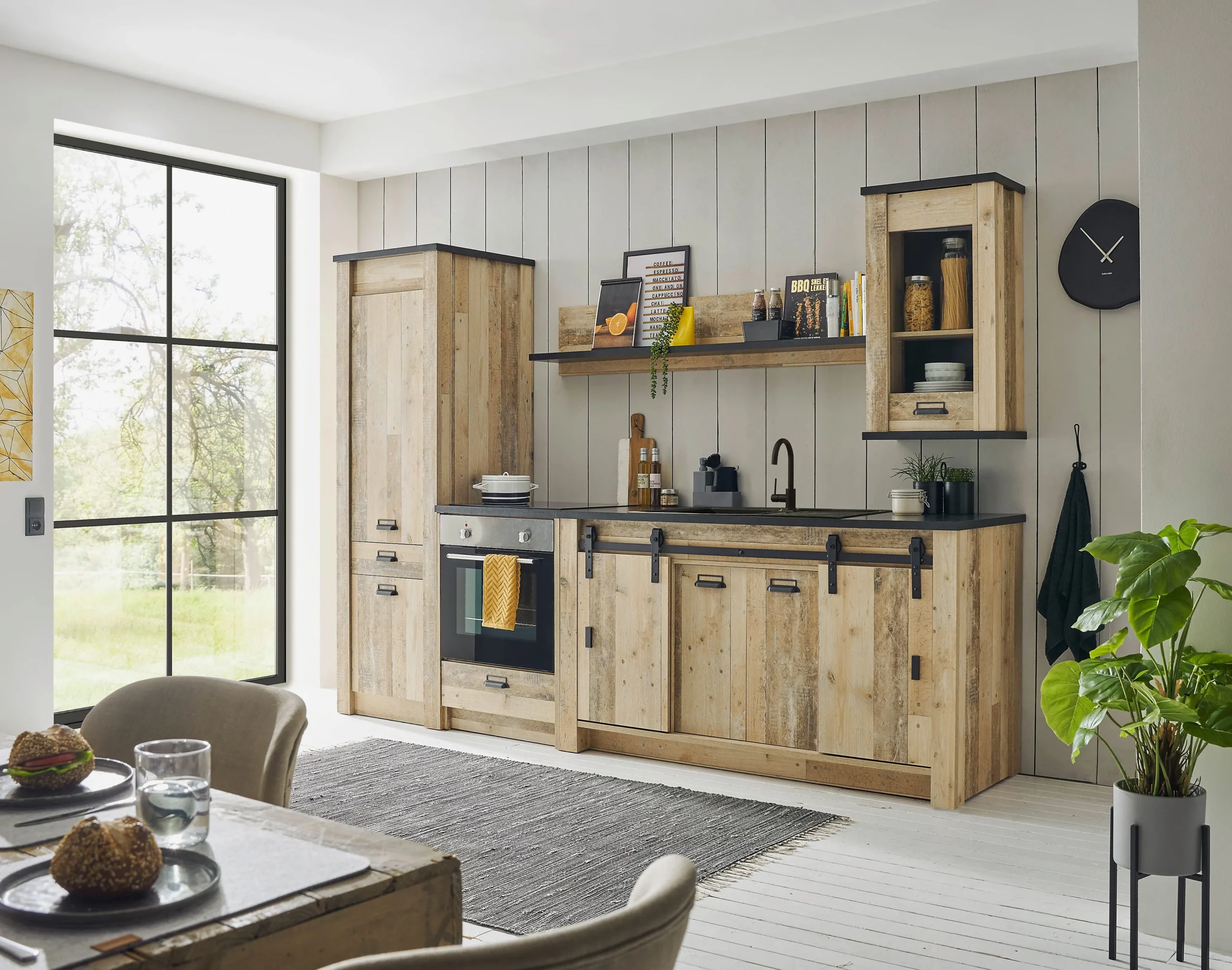 Küchenzeile Home affaire „Sherwood" Holzdekor – Premium – Image 3