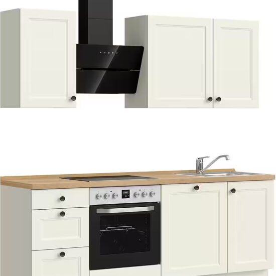 nobilia® Küchenzeile "Cascada II", NEU: individuell anpassbar mit gratis Profi-Beratung, vormontiert, Breite 210 cm, Ausrichtung wählbar, wahlw. mit E-Geräten – Image 2