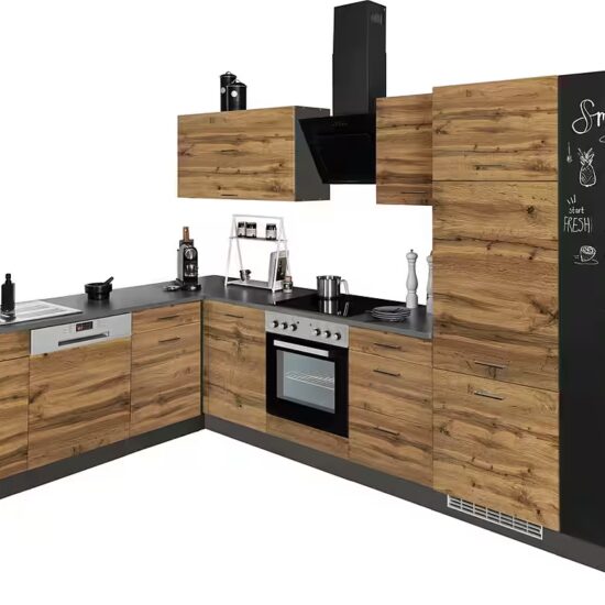 KOCHSTATION Winkelküche KS-Trier, ohne E-Geräte, Stellbreite 220/330 cm – Image 9