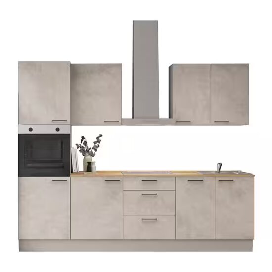 nobilia® Küchenzeile Norr, individuell anpassbar, gratis Küchenplanung mit Profis, (Breite 270 cm), vormontiert, wahlw. mit E-Geräten, inkl. Lieferung – Image 3