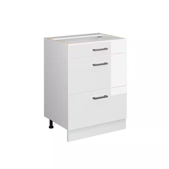 Vicco Unterschrank R-Line, Sonoma/Weiß, 60 cm ohne Arbeitsplatte (1-St) – Image 2