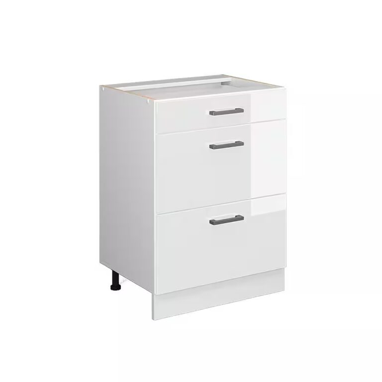 Vicco Unterschrank R-Line, Sonoma/Weiß, 60 cm ohne Arbeitsplatte (1-St)