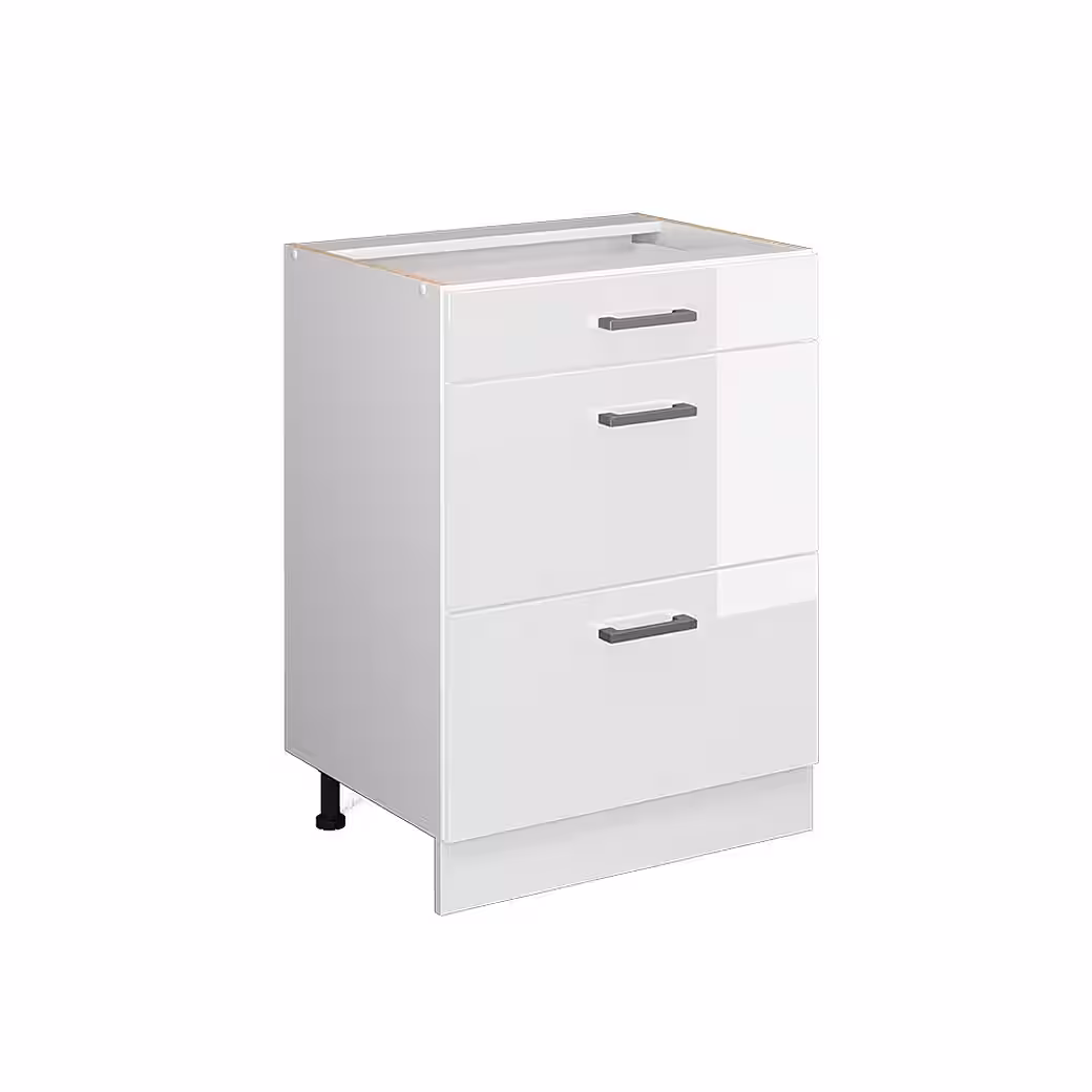 Vicco Unterschrank R-Line, Sonoma/Weiß, 60 cm ohne Arbeitsplatte (1-St) – Image 2