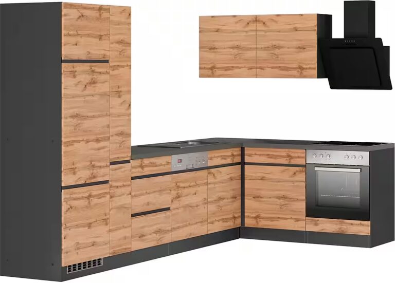 KOCHSTATION Winkelküche KS-Riesa, Stellbreite 240x270 cm, wahlweise mit oder ohne E-Geräte