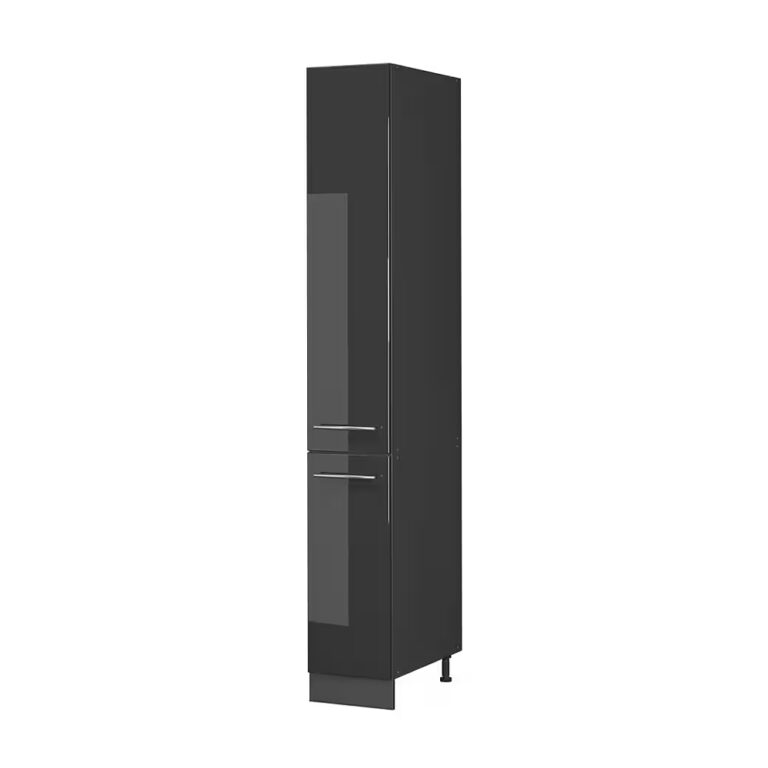 Vicco Hochschrank Fame-Line, Goldkraft Eiche/Anthrazit, 30 cm (1-St)