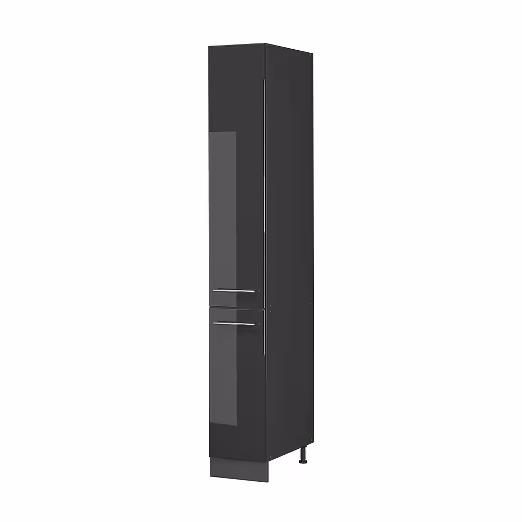 Vicco Hochschrank Fame-Line, Goldkraft Eiche/Anthrazit, 30 cm (1-St) – Image 2