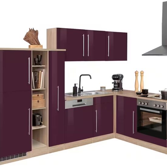 KOCHSTATION Winkelküche KS-Samos, Stellbreite 290x170 cm, wahlweise mit E-Geräten, mit Arbeitsplatte – Image 12