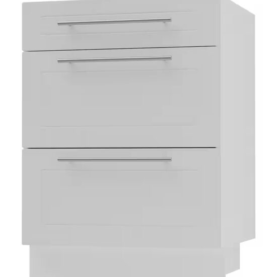 Feldmann-Wohnen Auszugsunterschrank Kvantum (Schubladen mit Teilauszug, Selbsteinzug und Soft-Close-Funktion, 1-St., Fronten mit dekorativen Fräsungen und leicht abgerundeten Ecken) 90x50x82cm eiche artisan - mint (Q-D3M/90) – Image 2