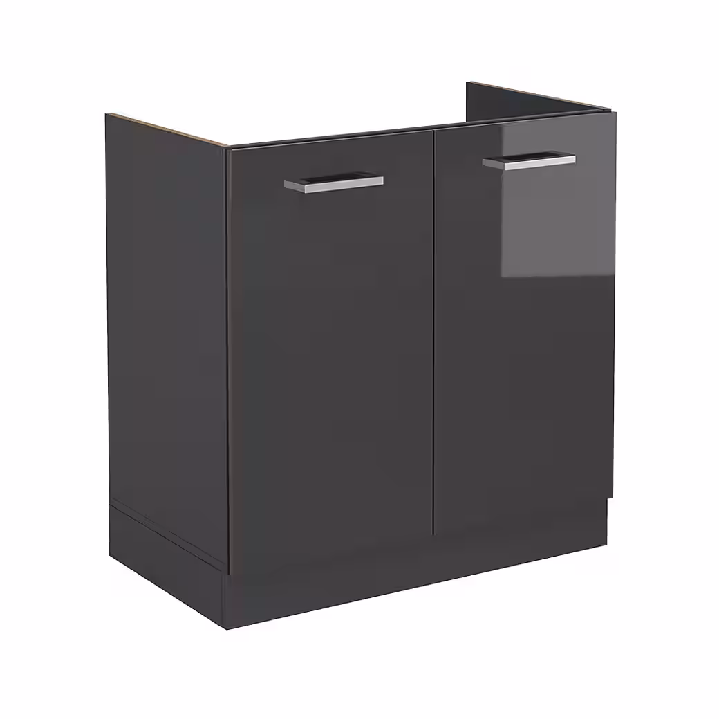 Vicco Unterschrank R-Line, Goldkraft Eiche/Anthrazit, 80 cm ohne Arbeitsplatte (1-St) – Image 2