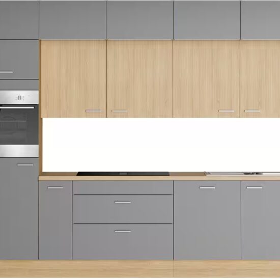 KOCHSTATION Küchenzeile KS-Lucy wahlweise mit Induktionskochfeld mit integriertem Dunstabzug, Breite 300 cm, Soft-Close, inkl. Zubehör, wahlweise mit E-Geräten – Image 2
