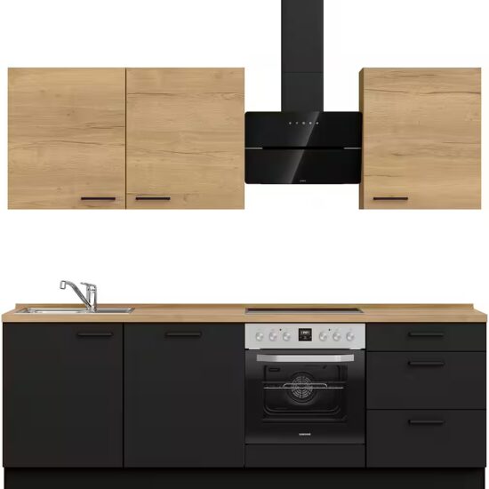nobilia® Küchenzeile "MIAMI", NEU: individuell anpassbar mit gratis Profi-Beratung, vormontiert, Breite 180 cm, Ausrichtung wählbar, wahlw. mit E-Geräten – Image 9