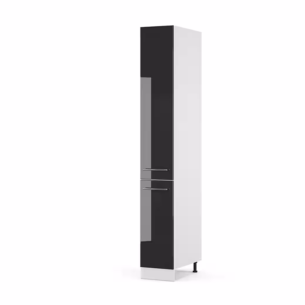 Vicco Hochschrank Fame-Line, Weiß Hochglanz/Weiß, 30 cm (1-St) – Image 3