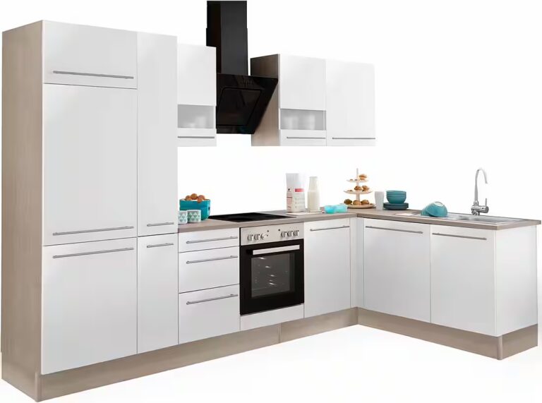 OPTIFIT Winkelküche Bern, Stellbreite 315x175 cm,wahlweise mit E-Geräten,höhenverstellb.Füße