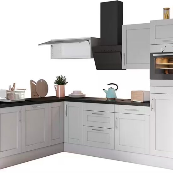 KOCHSTATION Küche KS-Ahus, 200 x 270 cm breit, wahlweise mit E-Geräten, Soft Close Funktion – Image 9