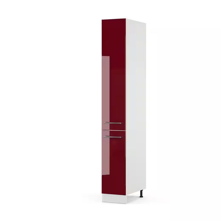 Vicco Hochschrank Fame-Line, Weiß Hochglanz/Weiß, 30 cm (1-St)