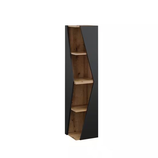 Vicco Hochschrank Benno, Anthrazit/Eiche, 31.6 x 70.5 cm mit 3 Ablagen (1-St) – Image 2