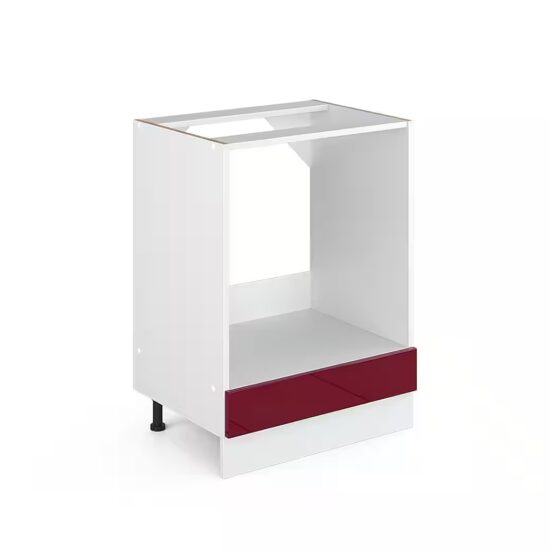 Vicco Herdumbauschrank R-Line, Weiß Hochglanz/Weiß, 60 cm ohne Arbeitsplatte (1-St) – Image 2