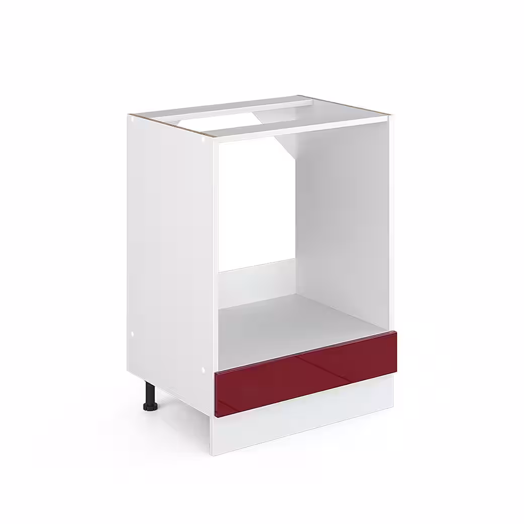 Vicco Herdumbauschrank R-Line, Weiß Hochglanz/Weiß, 60 cm ohne Arbeitsplatte (1-St) – Image 2