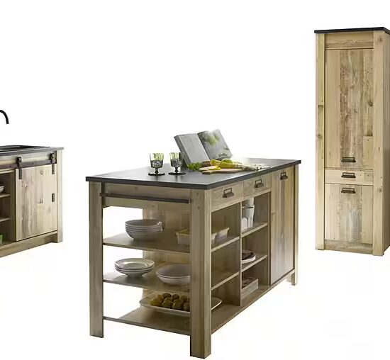 Home affaire Küche Sherwood, Breite 400 cm, ohne E-Geräte – Image 7