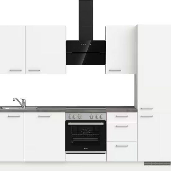 nobilia® Küchenzeile "Touch II", NEU: individuell anpassbar mit gratis Profi-Beratung, vormontiert, Breite 270 cm, Ausrichtung wählbar, wahlw. mit E-Geräten – Image 2