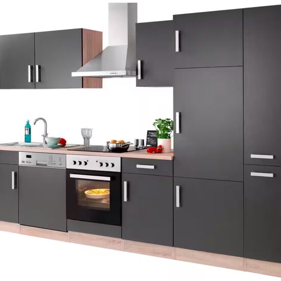 KOCHSTATION Küchenzeile KS-Toronto, Breite 310 cm, mit E-Geräten – Image 9