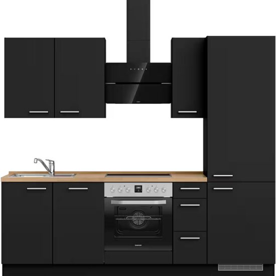 nobilia® Küchenzeile "Touch II", NEU: individuell anpassbar mit gratis Profi-Beratung, vormontiert, Breite 240 cm, Ausrichtung wählbar, wahlw. mit E-Geräten – Image 10